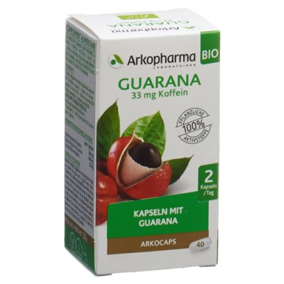 Arkocaps guarana organic jar 40 capsules