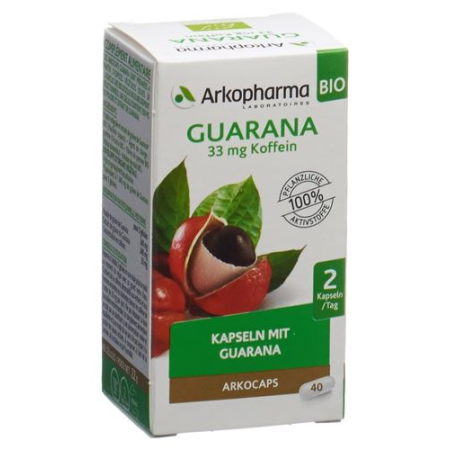 Arkocaps Guarana organic jar 40 capsules