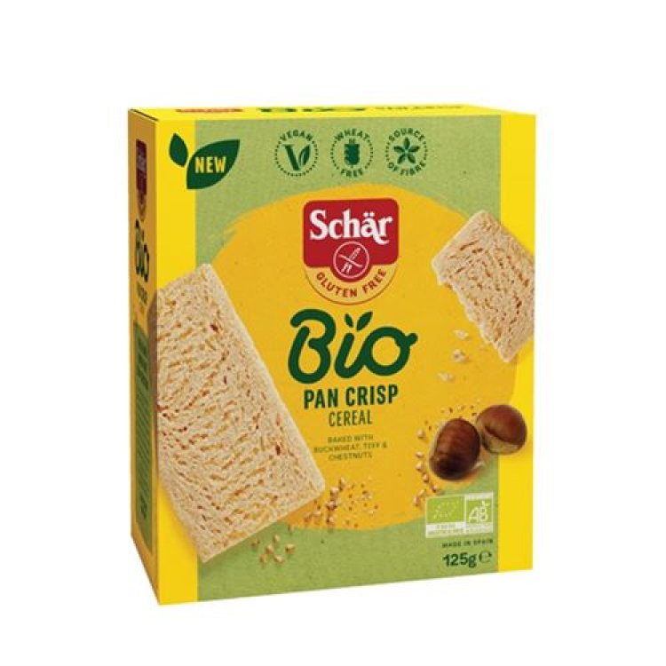 Schär Pan Crisp Cereal Gluten Free Organic 125 g