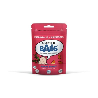 Super Balls Balls Brave Energy Boost Maca - Almonds 8 Battalion 48 g