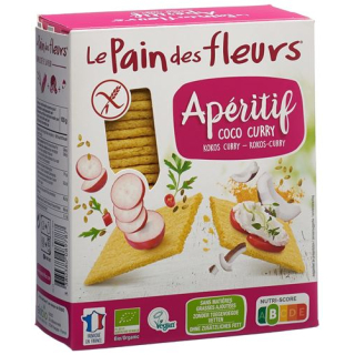 Flower bread aperitif coconut and curry gluten-free 150 g