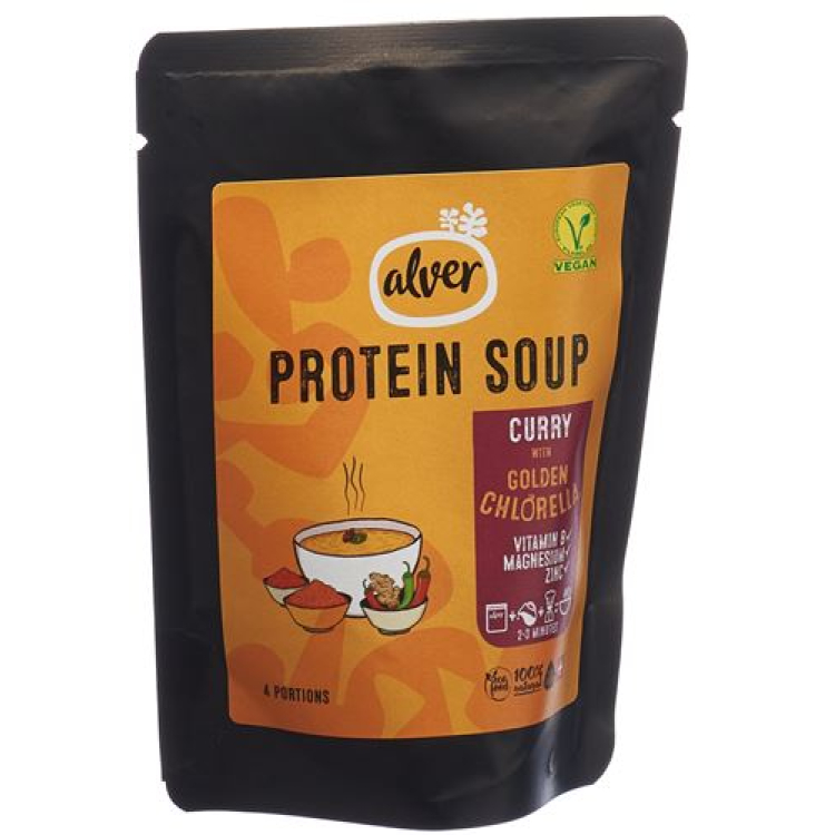 Alver Golden Chlorella - Protein Soup Curry Btl 80 g