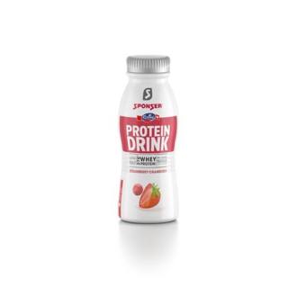 Sponser Protein Drink Strawberry-Cranberry bottle 330 ml