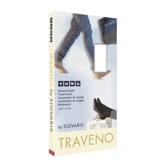 Sigvaris Traveno A-D Gr1 36-37 Dune Knee and Calf Stockings