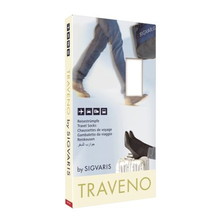 Buy Sigvaris Traveno A-D Gr3 40-41 black Compression Travel Stockings Online