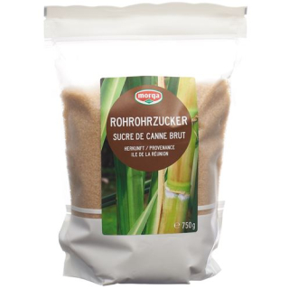 Morga raw cane sugar (La Réunion) bag 750 g