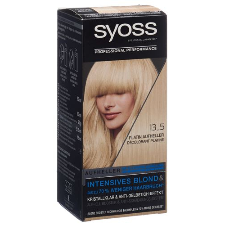 Syoss brightener 13-5 platinum brighteners