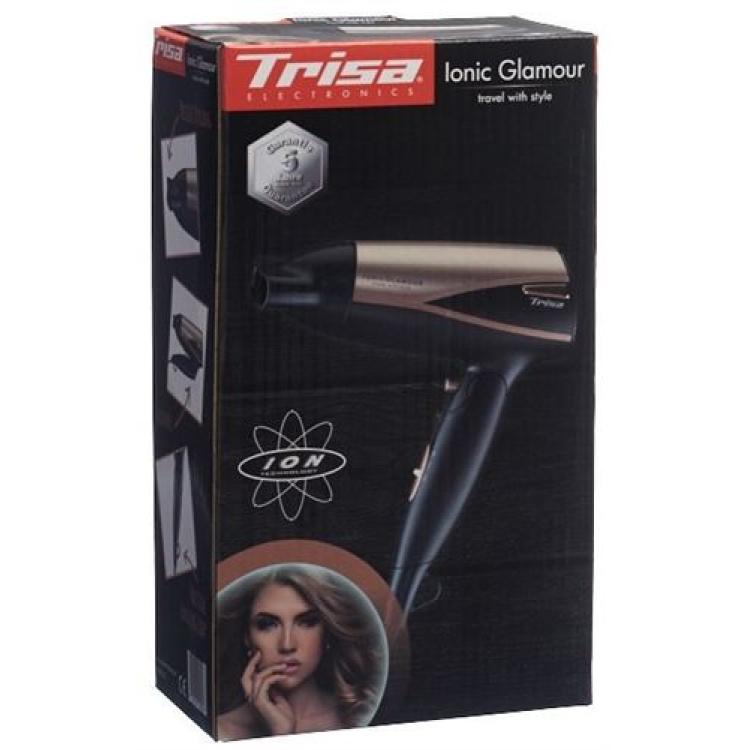 Trisa travel hairdryer Ionic Glamor