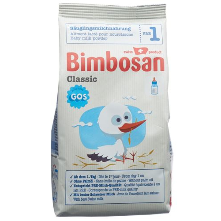 Bimbosan Classic 1 Baby mælk refill 400 g