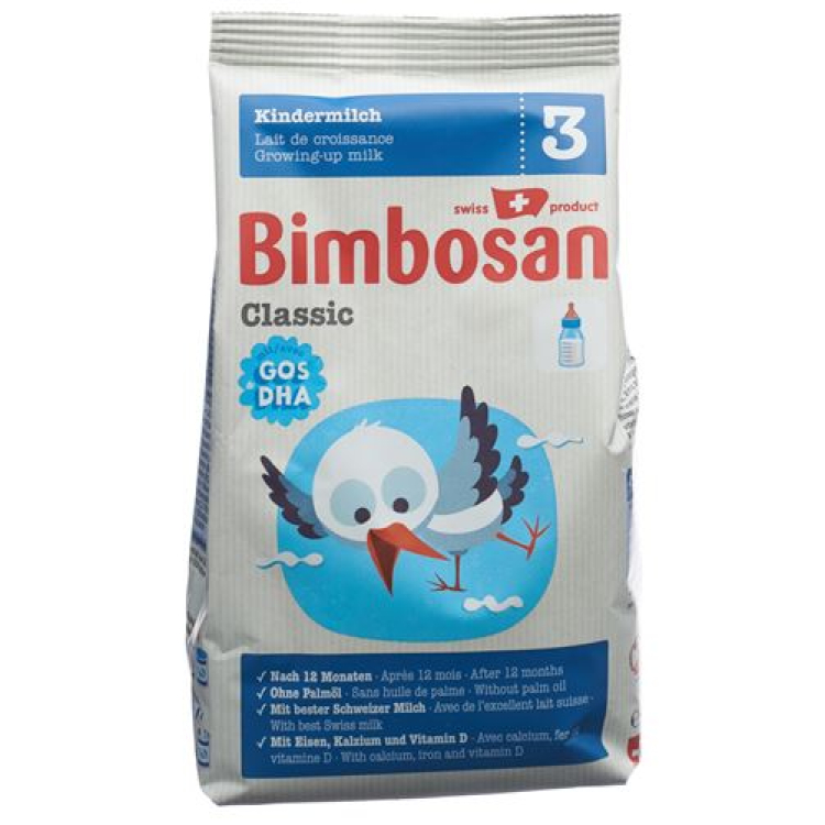 Bimbosan Classic 3 Latte per neonati ricarica 400 g