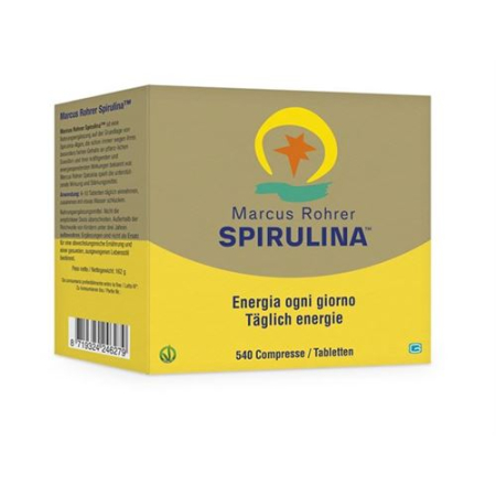 Marcus Rohrer Spirulina Tablets - Beeovita - Healthy products from Switzerland