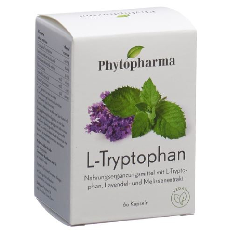 Phytopharma L-Tryptofan 60 kapsler