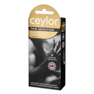 Ceylor Thin Sensation Prezervativləri 6 ədəd