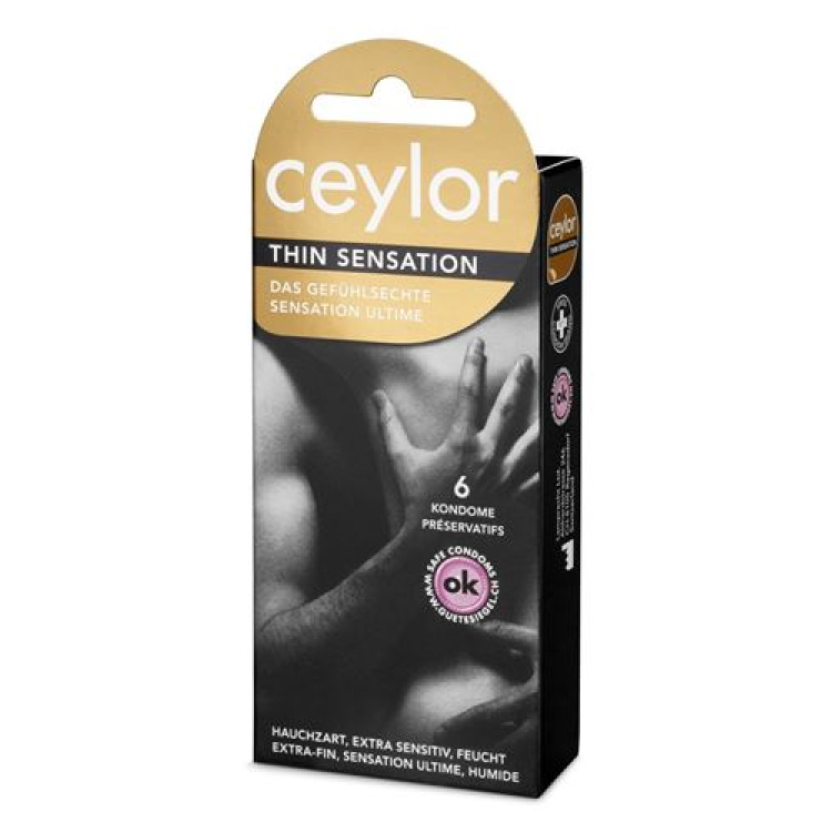 Προφυλακτικά Ceylor Thin Sensation 6 τεμάχια