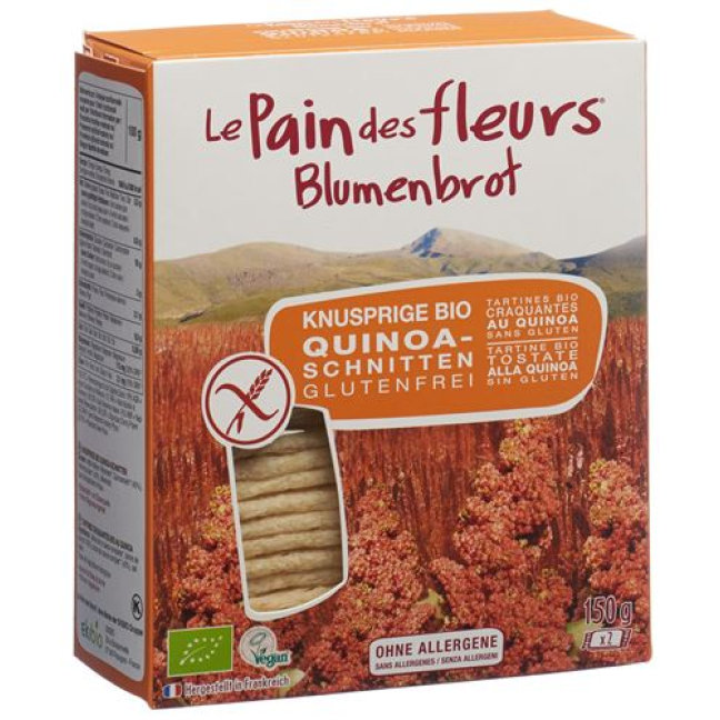 Comprar Le pain des fleurs - Pan crujiente bio con quinoa