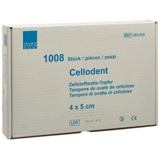 Cello Dent cellulose wadding swabs 4x5cm 12x Box 15120 pcs