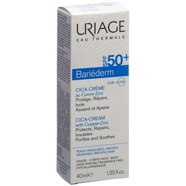 URIAGE Bariéderm Cica-cream SPF50 Tb 40 ml
