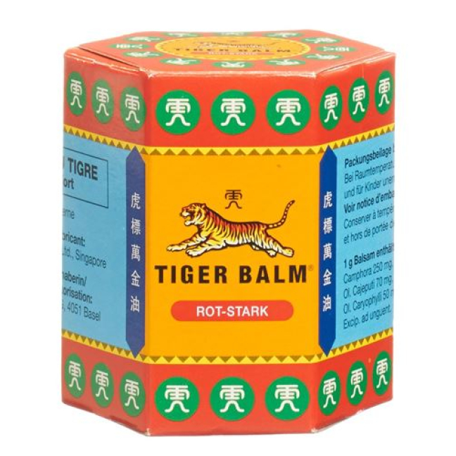 Tiger Balzam malhami qizil-kuchli qozon 19,4 g