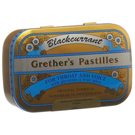 Grethers Pastilles Cassis Ds 110 g