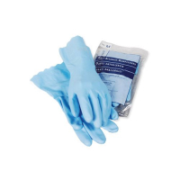 Sanor anti-allergy gloves PVC M blue one pair