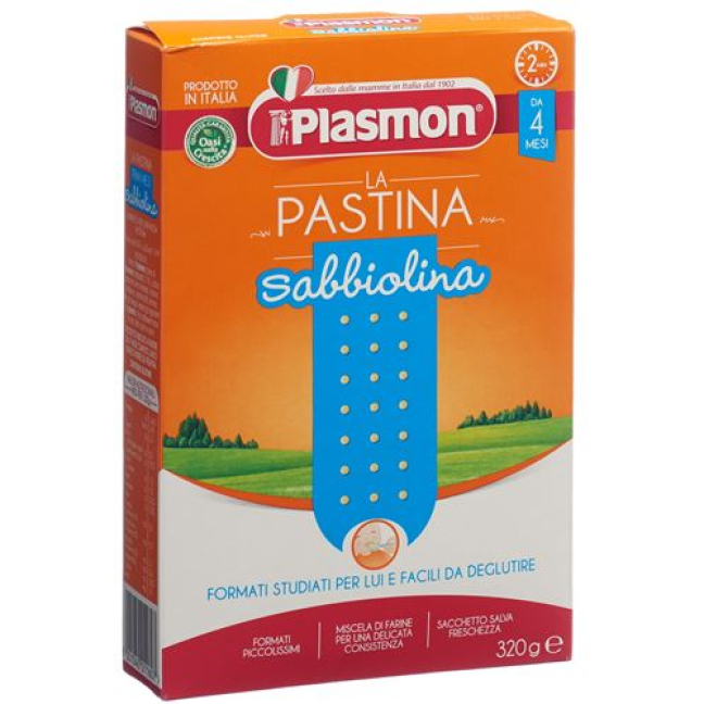 PLASMON pastina sabbiolina 320 გ