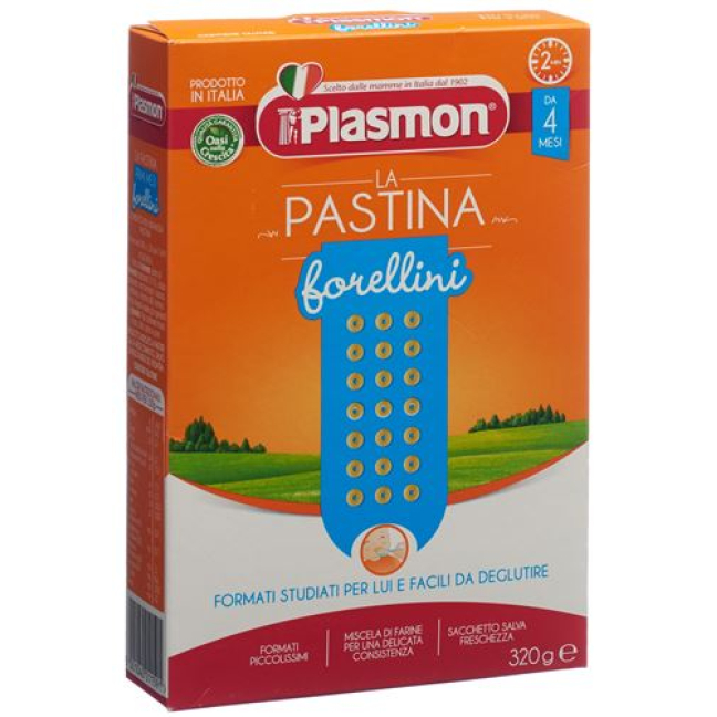 PLASMON prima pastina forellini micron 320 g buy online