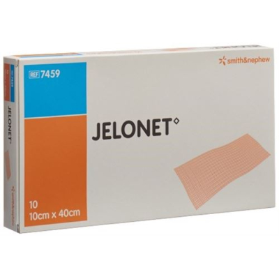 גזה פרפין jelonet 10cmx40cm סטרילית 10 יח'