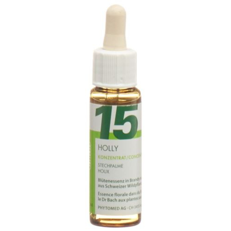 PHYTOMED Bachblommor No15 Holly Flaska 10 ml