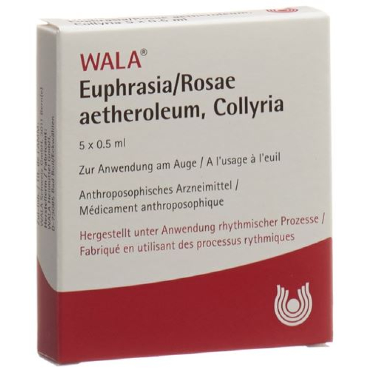 Wala Euphrasia/Rosae aetherolum Gtt Opht 5 Monodos 0.5 ml