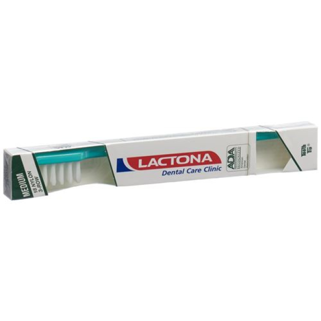 Lactona tandbørste medium 18M