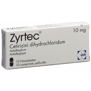 Zyrtec Filmtable 10 mg 10 pièces