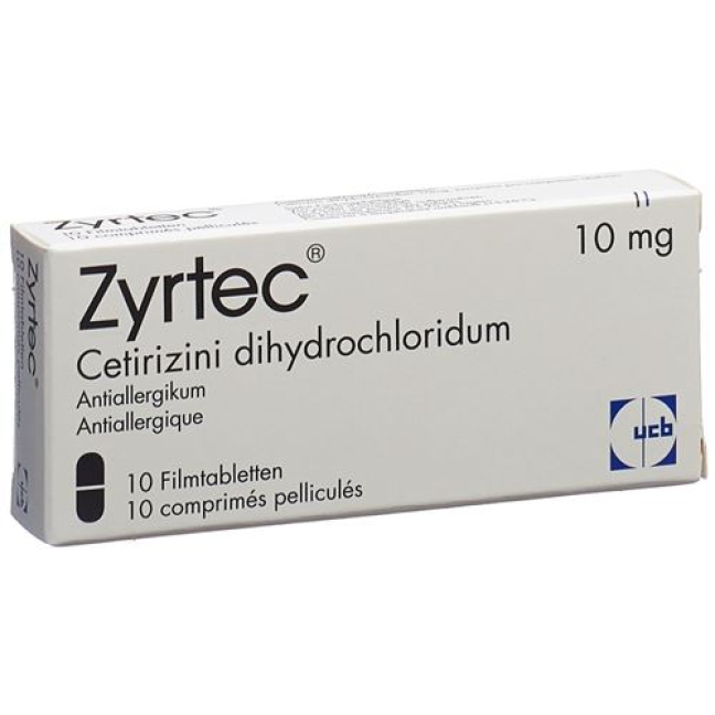Zyrtec Filmtabl 10 mg 10 pcs