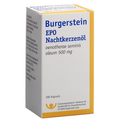 Burgerstein epo 500 mg 180 kapsułek