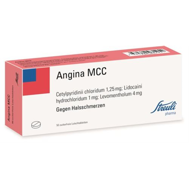 Angina MCC Streuli Lutschtabl 50 pcs