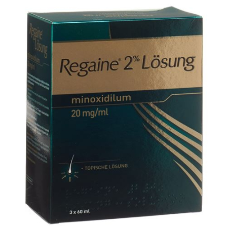 Rogaine Solución Tópica 2% 3 Fl 60 ml