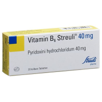 Vitamin B6 40 mg 20 pcs Streuli Tabl