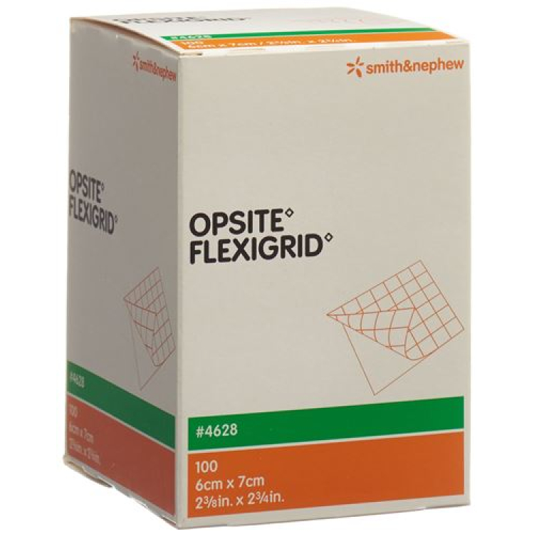 OPSITE FLEXI GRID 상처 드레싱 6x7cm 100 Btl