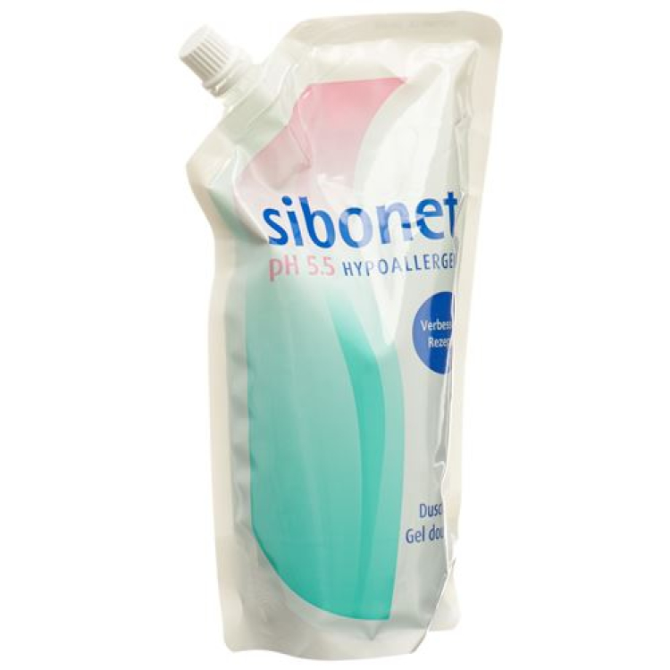 Sibonet Shower PH5.5 عبوة إعادة تعبئة 500 مل غير مسببة للحساسية