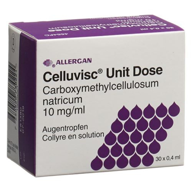 Celluvisc Unit Dose Gd Opht 30 Monodos 0,4 ml