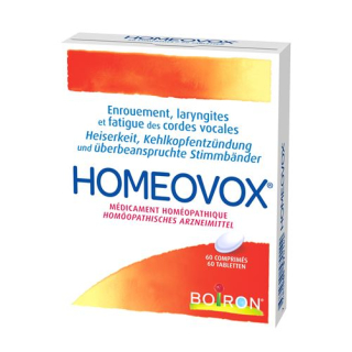 Homeovox comprimidos 60 unid.
