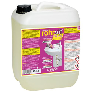 Rohrvit drain cleaner liq ready to use 10 lt