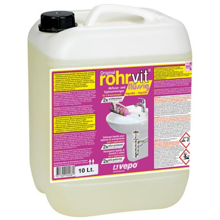 Rohrvit καθαριστικό υγρό αποστράγγισης έτοιμο 10
