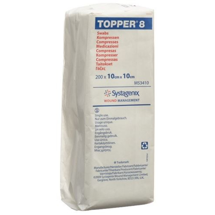 TOPPER 8 NW Compr 10x10cm unster 200 հատ