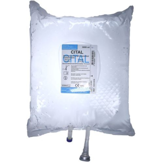 CITAL Bichsel sterilno topilo za izpiranje o jedilni pribor 3 vrečke 3 lt