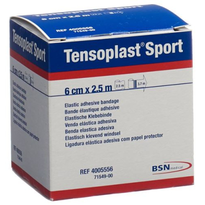 TENSOPLAST SPORT elastinė juosta 6cmx2,5m