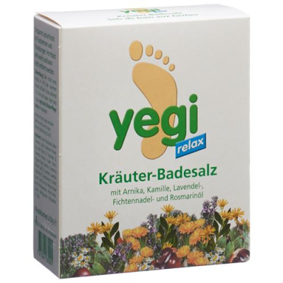 YEGI RELAX Kräuter Fussbadesalz 4 Btl 50 g