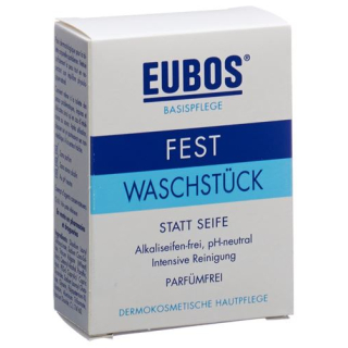 EUBOS katı sabun parfümsüz mavi 125 gr