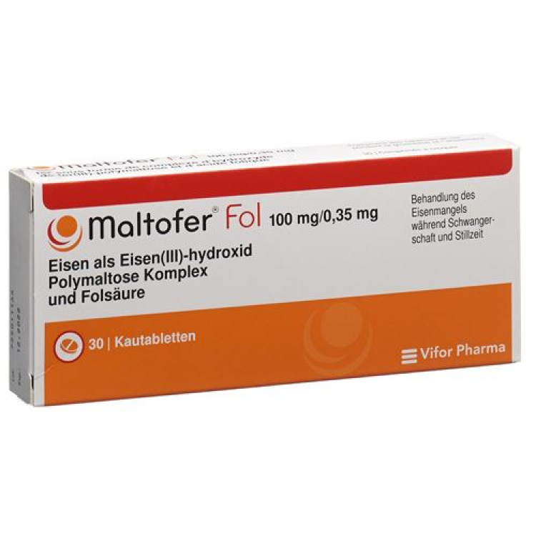 Maltofer Fol chewable tablets 30 יח'