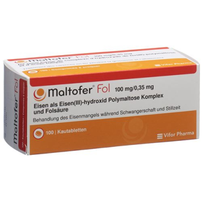 Maltofer fol chewable tablets 100 பிசிக்கள்