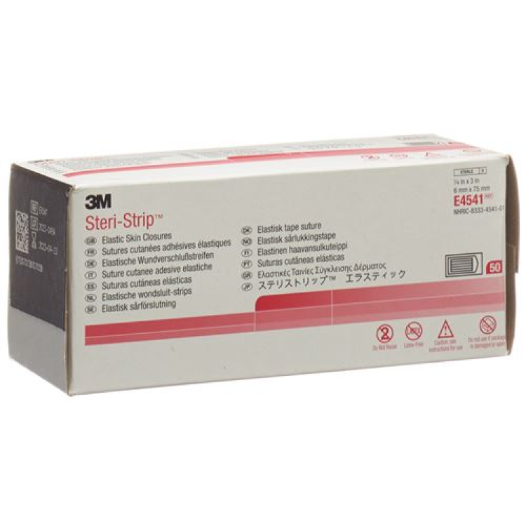 3M Steri Strip Elast 6x75mm به رنگ پوست 50x3 عدد